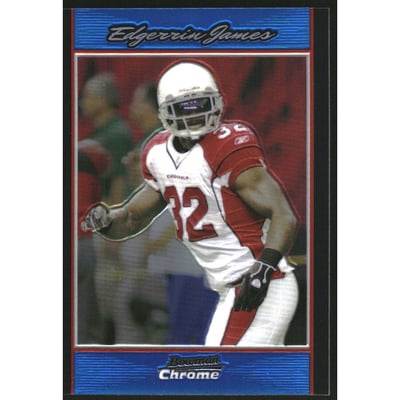 2007 Bowman Chrome Blue Refractors #BC123 Edgerrin James