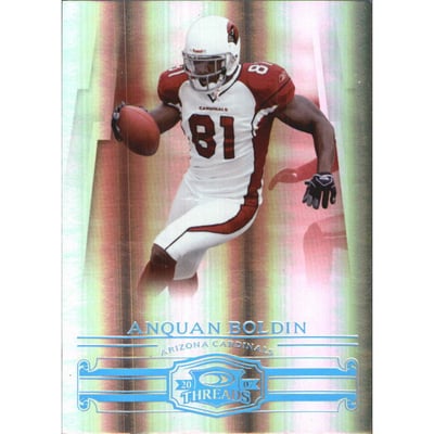 2007 Donruss Threads Platinum Holofoil #1 Anquan Boldin