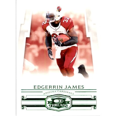 2007 Donruss Threads Retail Green #57 Edgerrin James
