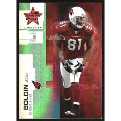 2007 Leaf Rookies and Stars Longevity Emerald #41 Anquan Boldin