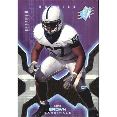 2007 SPx Silver Holofoil Rookies #101 Levi Brown