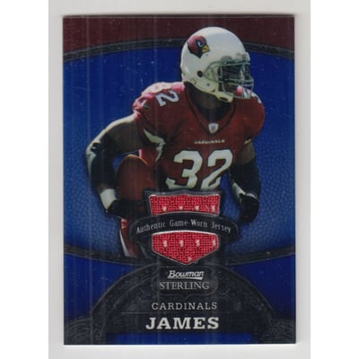 2008 Bowman Sterling Jerseys Blue #82 Edgerrin James