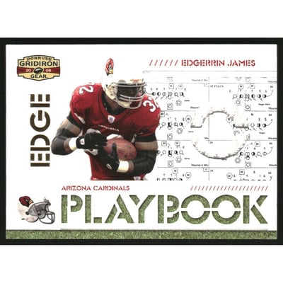 2008 Donruss Gridiron Gear Playbook Jerseys O's #25 Edgerrin James