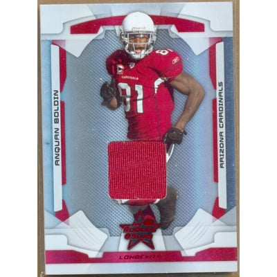 2008 Leaf Rookies and Stars Longevity Materials Ruby #3 Anquan Boldin/250