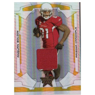 2008 Leaf Rookies and Stars Materials Gold Longevity #3 Anquan Boldin/250