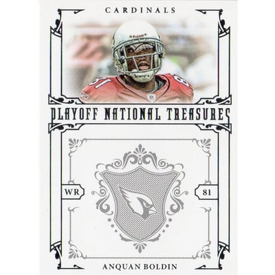 2008 Playoff National Treasures #51 Anquan Boldin