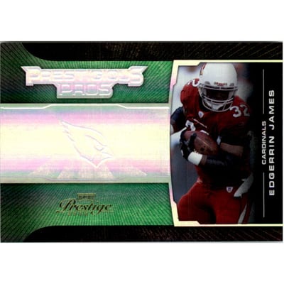 2008 Playoff Prestige Prestigious Pros Green #50 Edgerrin James