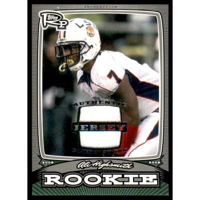 2008 Topps Rookie Progression Rookies Game Worn Jerseys Silver #PRAH Ali Highsmith