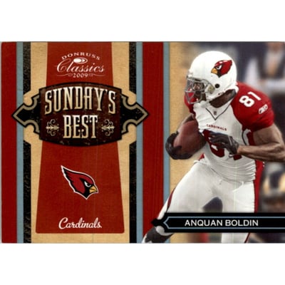 2009 Donruss Classics Sunday's Best Platinum #4 Anquan Boldin