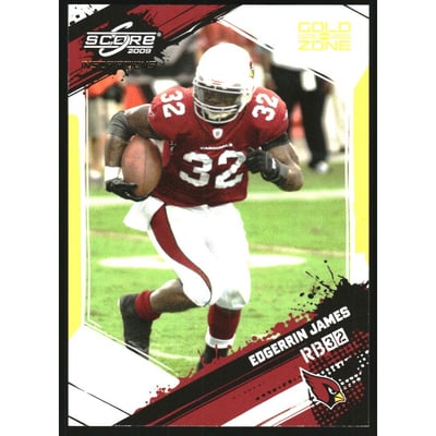 2009 Score Inscriptions Gold Zone #4 Edgerrin James