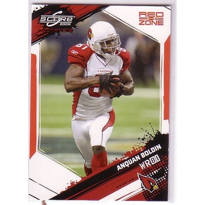 2009 Score Inscriptions Red Zone #2 Anquan Boldin