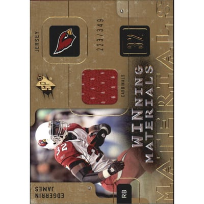 2009 SPx Winning Materials #WEJ Edgerrin James/349