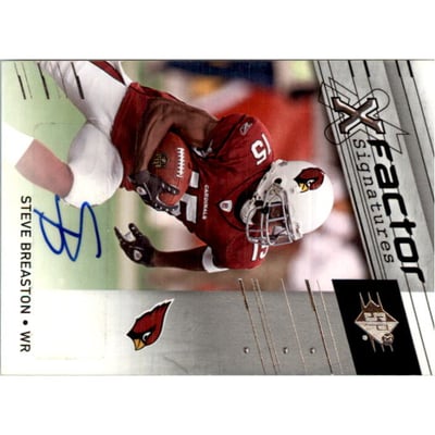2009 SPx X-Factor Autographs #XSB Steve Breaston