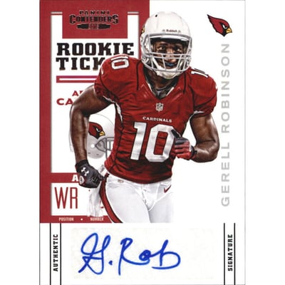 2012 Panini Contenders #139A Gerell Robinson AU RC