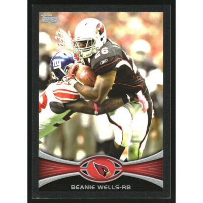 2012 Topps Black #387 Beanie Wells