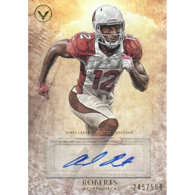 2012 Topps Valor Centurion Autographs #CAAR Andre Roberts/500
