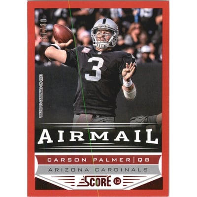 2013 Score Red Zone #243 Carson Palmer AM
