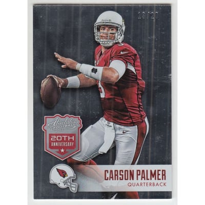 2014 Absolute 20th Anniversary Silver #40 Carson Palmer
