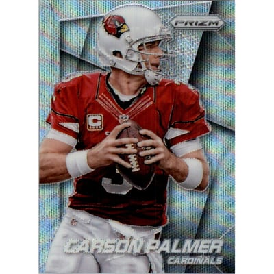 2014 Panini Prizm Prizms Light Blue Wave #141 Carson Palmer