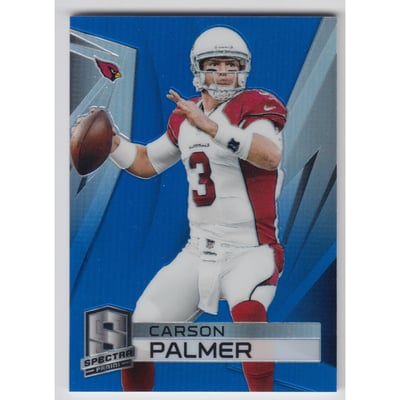 2014 Panini Spectra Prizms Blue #8 Carson Palmer
