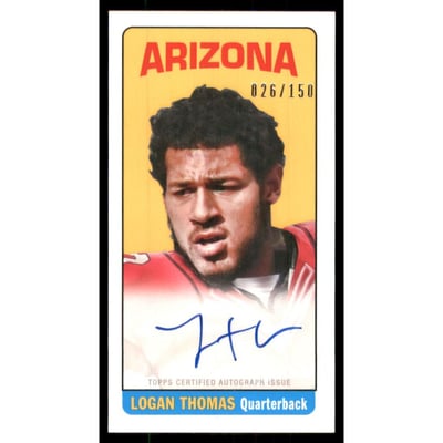 2014 Topps 1965 Autographs #153 Logan Thomas