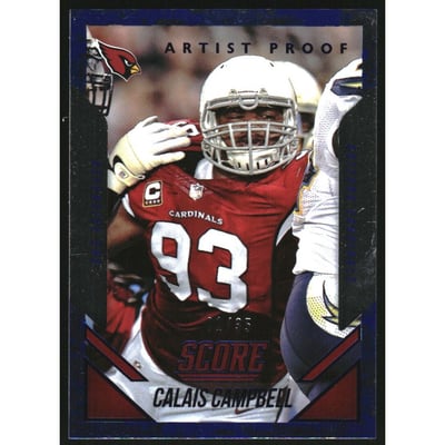 2015 Score Artist's Proof #263 Calais Campbell