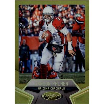 2016 Certified Mirror Gold #66 Carson Palmer