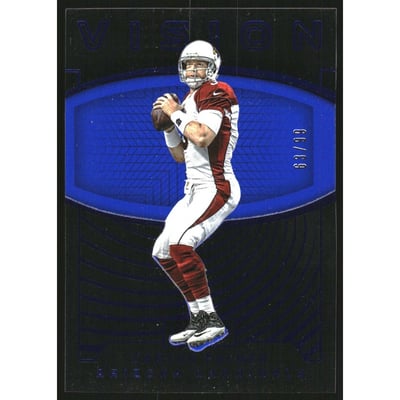 2016 Panini Clear Vision Vision Blue #10 Carson Palmer