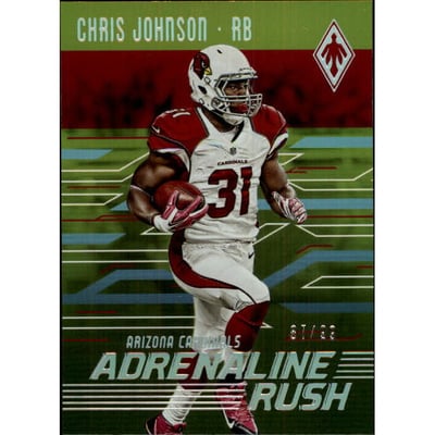 2016 Panini Phoenix Adrenaline Rush Yellow #ARCJ Chris Johnson