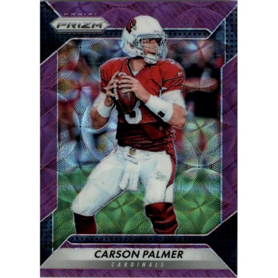 2016 Panini Prizm Prizms Purple Scope #33 Carson Palmer