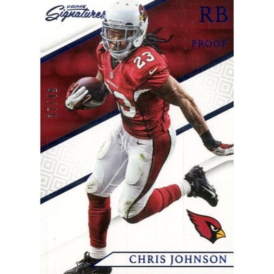 2016 Prime Signatures Prime Proof Blue #4 Chris Johnson