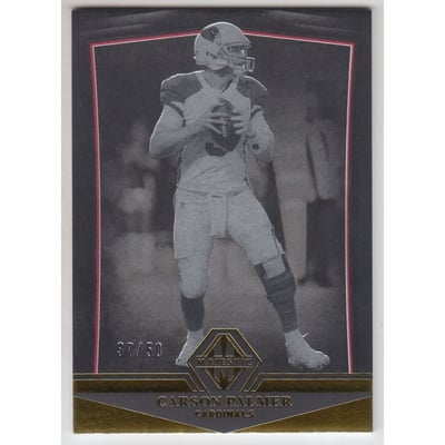 2018 Panini Majestic Gold #1 Carson Palmer