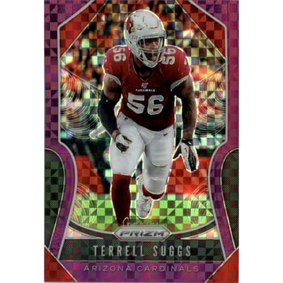 2019 Panini Prizm Prizms Purple Power #235 Terrell Suggs