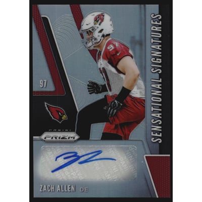 2019 Panini Prizm Sensational Signatures #SEZAA Zach Allen