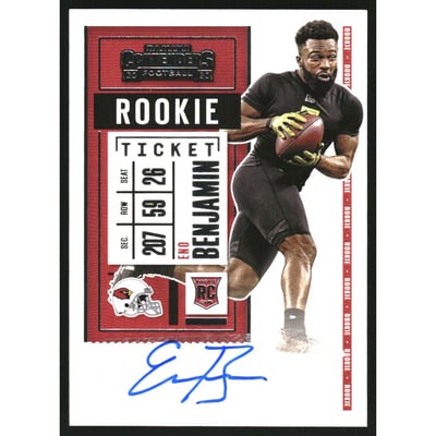2020 Panini Contenders #215B Eno Benjamin AU SP