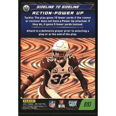 2021 Panini Five Uncommon Swirl o Rama #U193 Sideline To Sideline