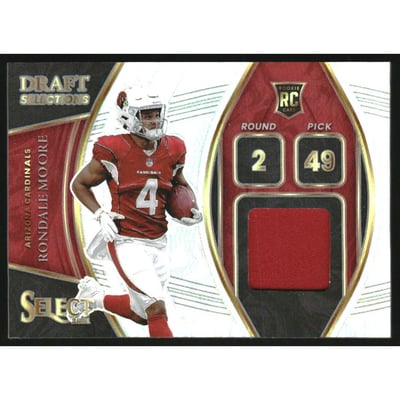 2021 Select Draft Selections Memorabilia Prizm #20 Rondale Moore