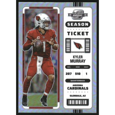 2022 Panini Contenders Optic Silver #1 Kyler Murray