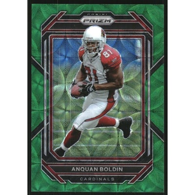 2022 Panini Prizm Prizms Green Scope #10 Anquan Boldin