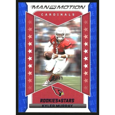 2022 Rookies and Stars Man In Motion True Blue #28 Kyler Murray