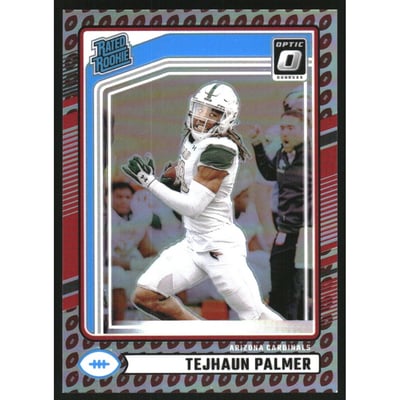 2024 Donruss Optic Rated Rookies Preview Football Emoji #384 Tejhaun Palmer