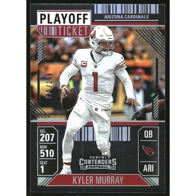 2024 Panini Contenders Playoff Ticket #3 Kyler Murray