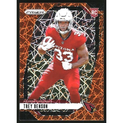 2024 Panini Prizm Prizms Lazer #392 Trey Benson