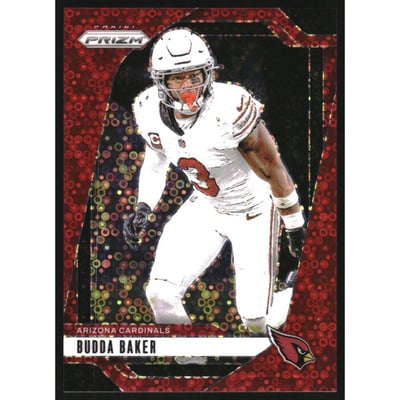2024 Panini Prizm Prizms No Huddle Red #5 Budda Baker
