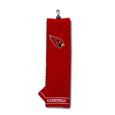 Arizona Cardinals 16" X 22" Tri-Fold Embroidered Scrubber Golf Towel