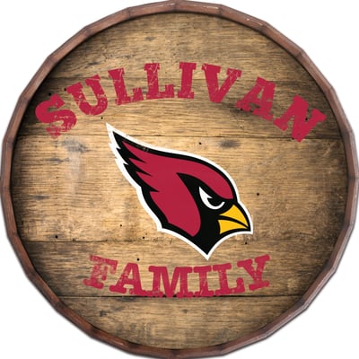 Arizona Cardinals 24" Personalized Barrel Top
