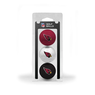 Arizona Cardinals 3-Pack Multi-Colored Team Golf Ball Set