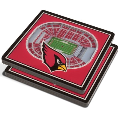 Arizona Cardinals Fanpoint Arizona 3D StadiumView Coasters