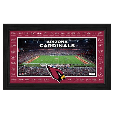 Arizona Cardinals Highland Mint 12" x 20" 2026 Signature Gridiron Panoramic Framed Photo