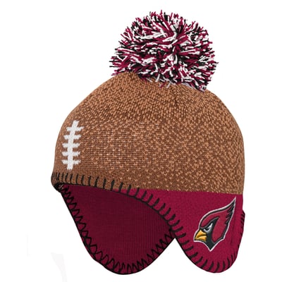 Arizona Cardinals Outerstuff Infant Football Head Knit Hat - Brown